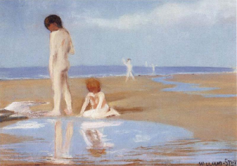 William Stott of Oldham Study of A Summer-s Day Spain oil painting art